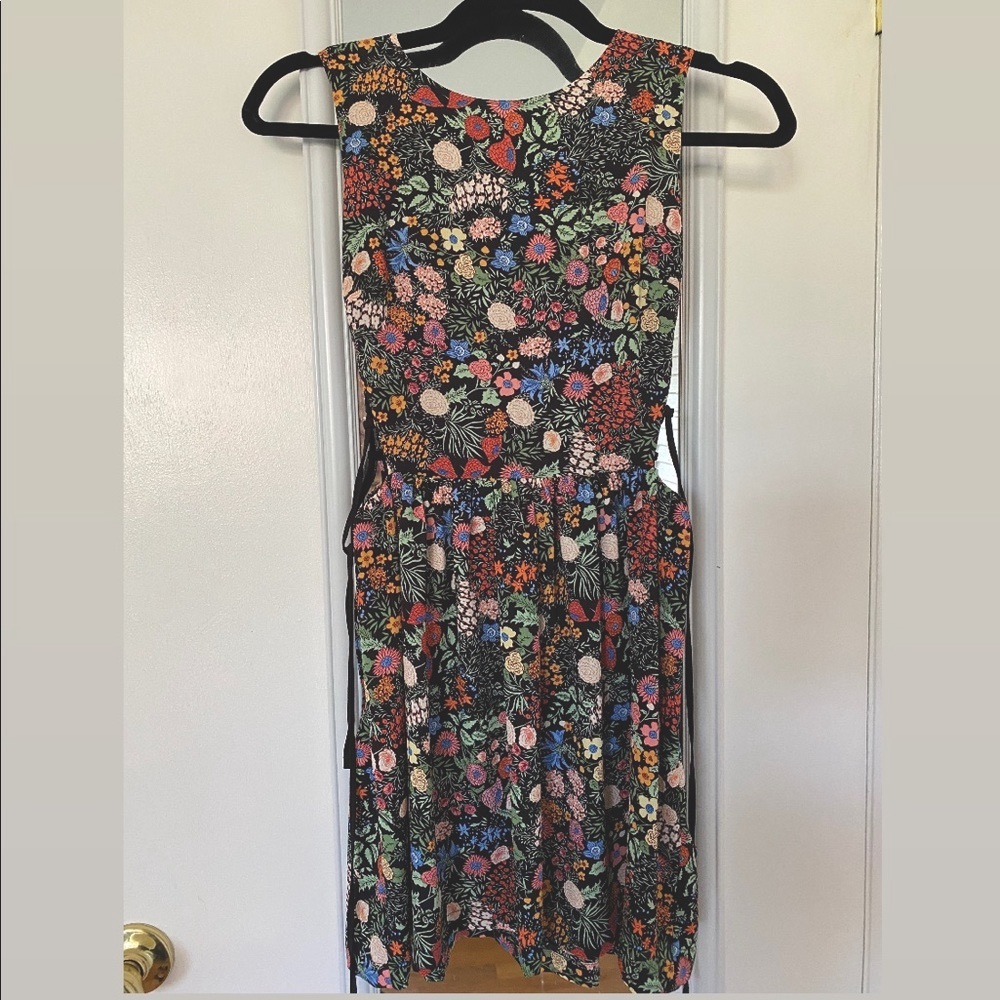 NWOT Topshop Petite 0 XS Dress sides have drawstring openings Anthroplogie